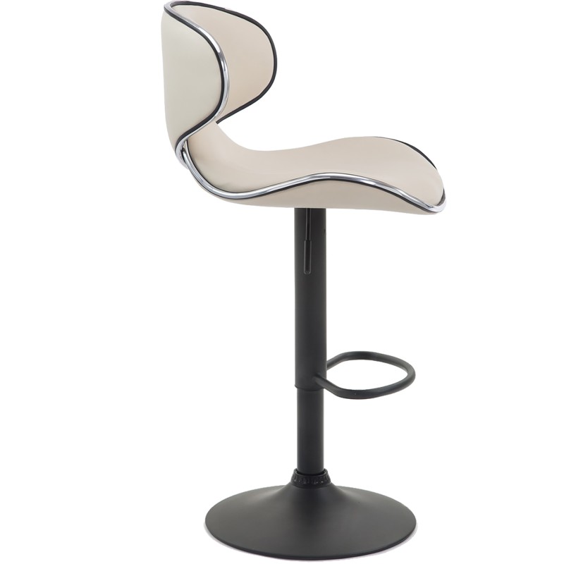 Taburete de bar Las Vegas V2 negro crema