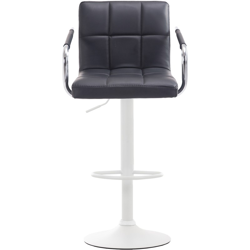 Taburete de bar Lucy V2 blanco y negro