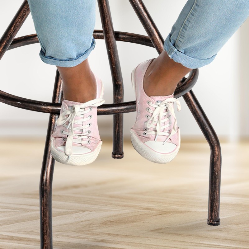 Taburete de bar de bronce Hanam