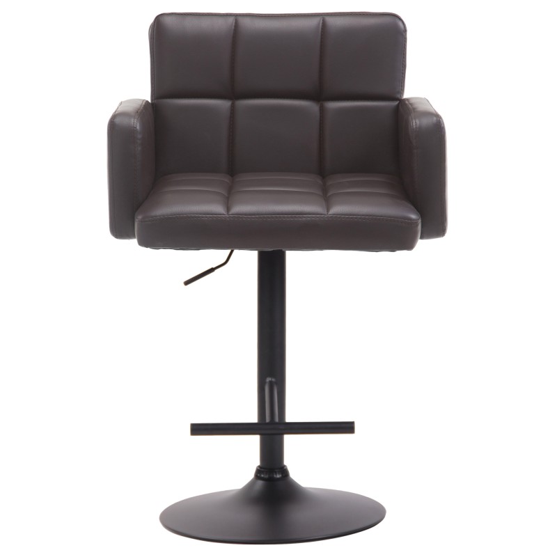 Taburete de bar negro y marrón Los Ángeles