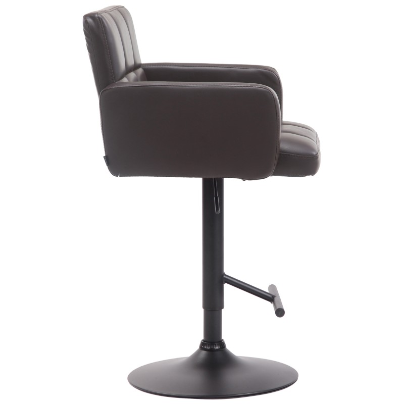 Taburete de bar negro y marrón Los Ángeles