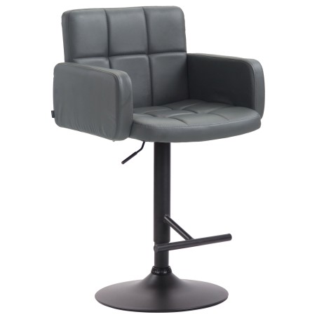 Taburete de bar negro y gris Los Ángeles