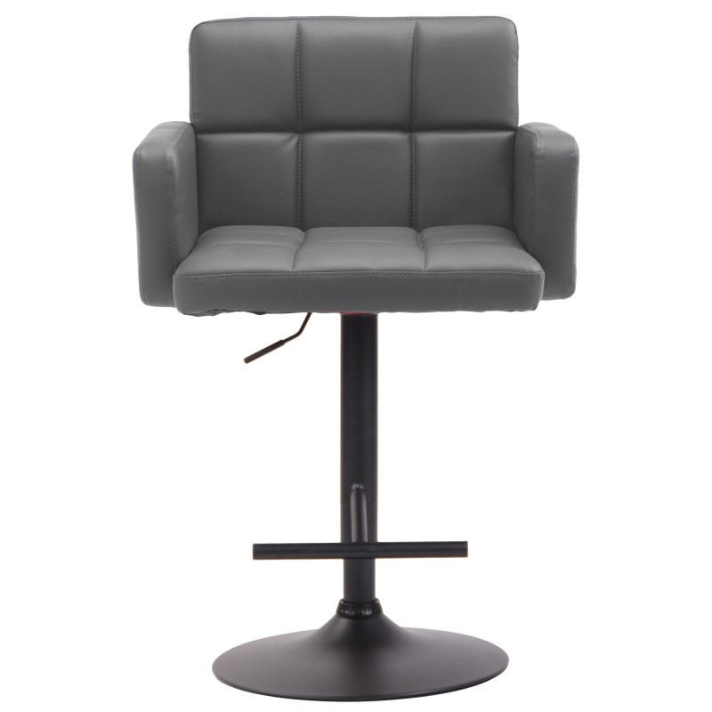Taburete de bar negro y gris Los Ángeles