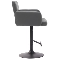 Taburete de bar negro y gris Los Ángeles