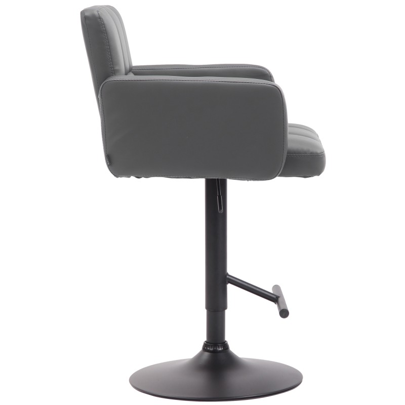 Taburete de bar negro y gris Los Ángeles