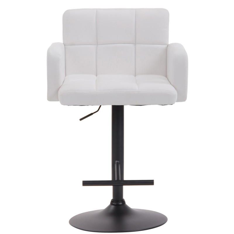 Taburete de bar blanco y negro de Los Ángeles