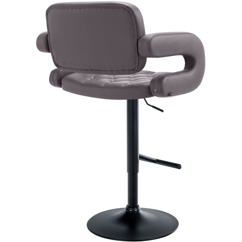 Taburete de bar Dublin negro y marrón