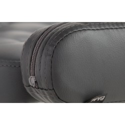 Taburete de bar Dublin negro y gris