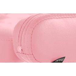 Taburete de bar Dublin negro y rosa