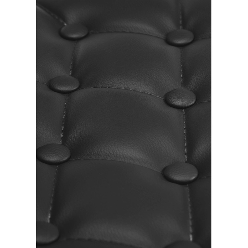 Taburete de bar negro Dublin