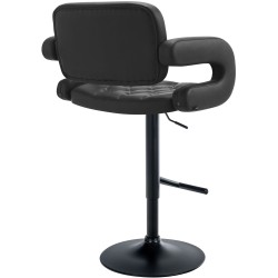 Taburete de bar negro Dublin