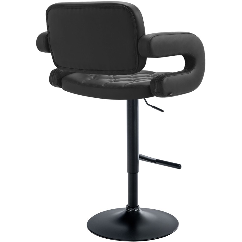 Taburete de bar negro Dublin