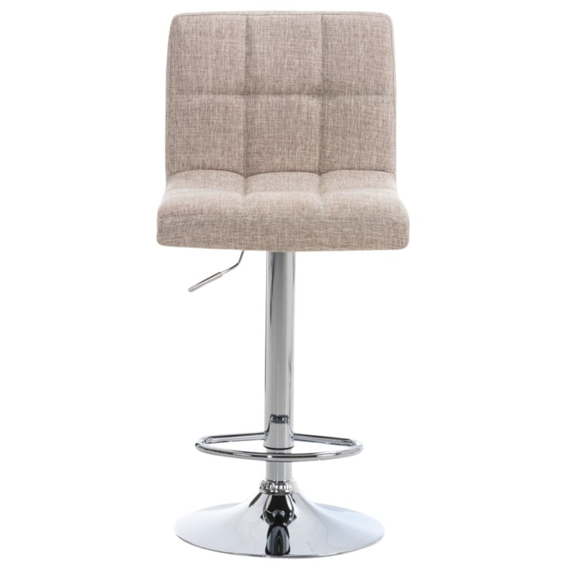 Juego de 2 taburetes de bar Perú, tela crema C