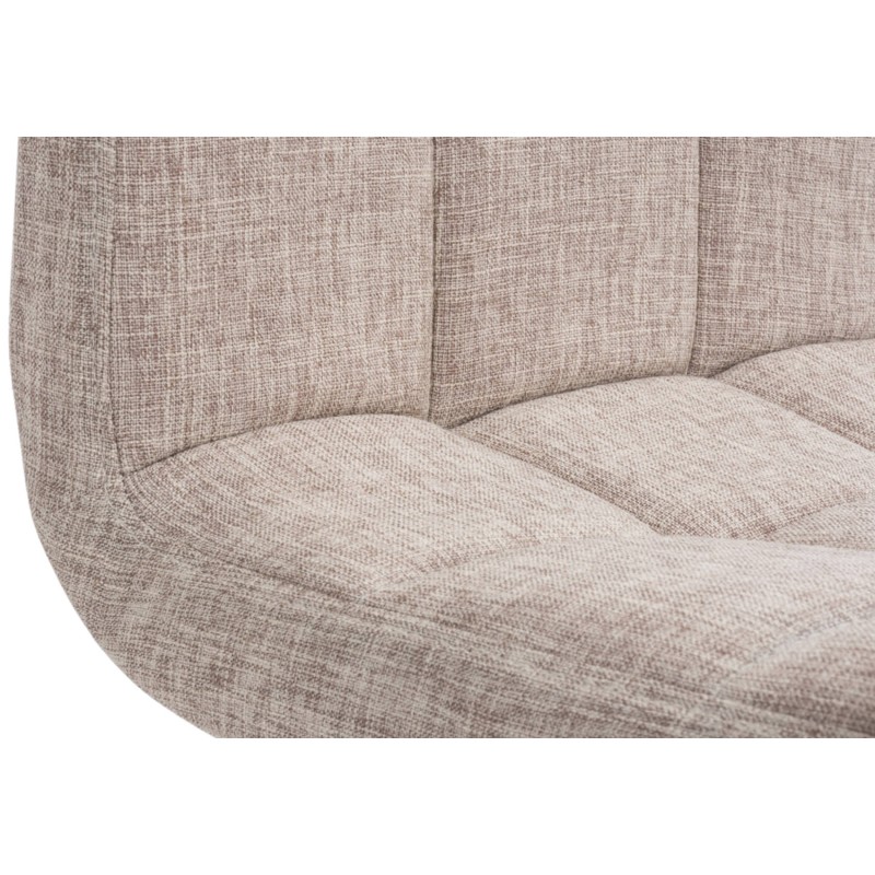 Juego de 2 taburetes de bar Perú, tela crema C