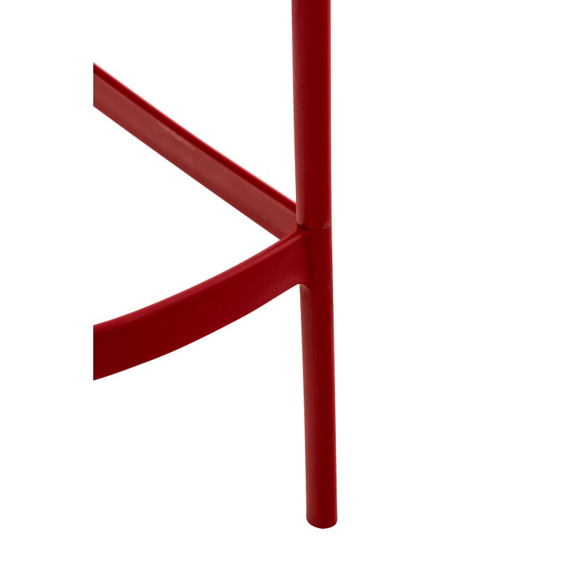 Juego de 2 taburetes de bar Air rojos