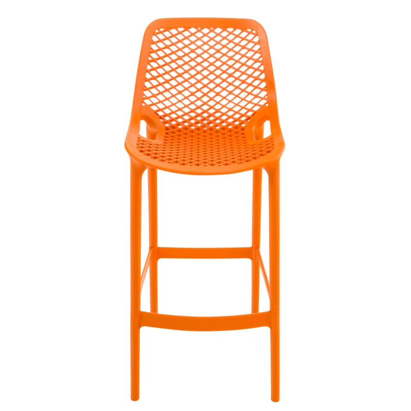 Juego de 2 taburetes de bar Air naranjas