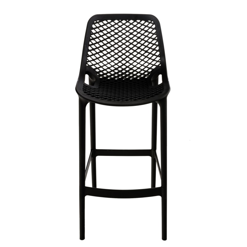 Juego de 2 taburetes de bar Air negros