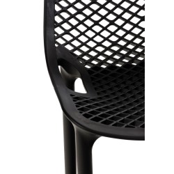 Juego de 2 taburetes de bar Air negros