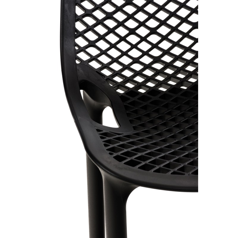 Juego de 2 taburetes de bar Air negros