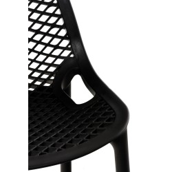 Juego de 2 taburetes de bar Air negros