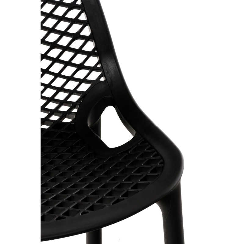 Juego de 2 taburetes de bar Air negros