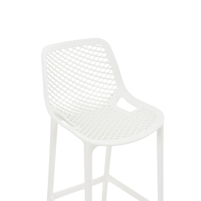 Juego de 2 taburetes de bar Air blancos