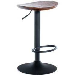 Taburete de bar Skelde de nogal