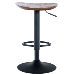 Taburete de bar Skelde de nogal