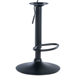 Estructura de repuesto para taburete de bar 8 x 8 cm color negro