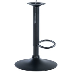 Estructura de repuesto para taburete de bar 8 x 8 cm color negro