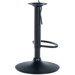 Estructura de repuesto para taburete de bar 8 x 8 cm color negro