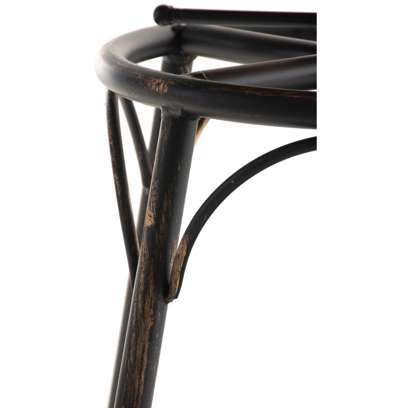 Juego de 2 taburetes de bar Beam de bronce