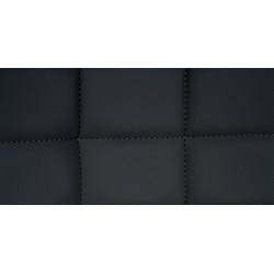 Taburete de bar Tover, piel sintética negra