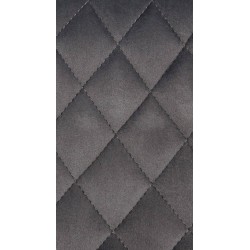 Taburete de bar Minosa de terciopelo gris oscuro