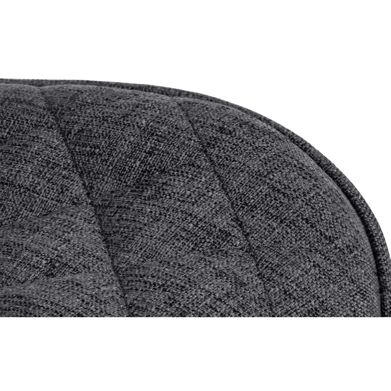 Taburete de bar Minosa en tela negra