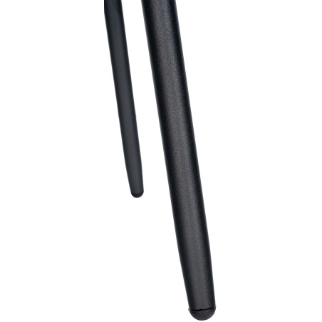 Taburete de bar Weston de piel sintética color crema