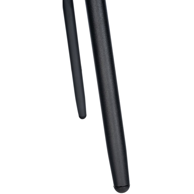 Taburete de bar Weston de terciopelo color crema