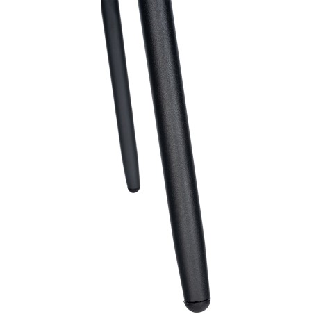 Taburete de bar Weston de terciopelo color crema