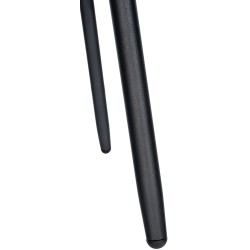 Taburete de bar giratorio de piel sintética color crema Weston