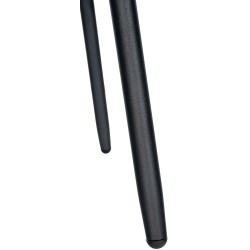 Taburete de bar giratorio de terciopelo marrón Weston