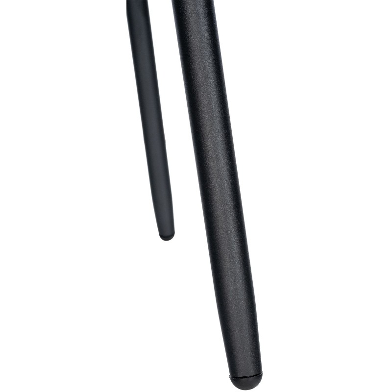 Taburete de bar giratorio de terciopelo crema Weston