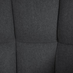 Taburete de bar Damaso B de fieltro antracita