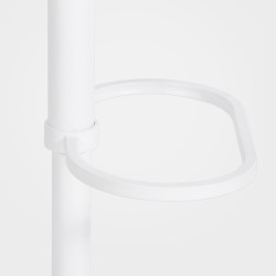 Taburete de bar Damaso W de fieltro antracita