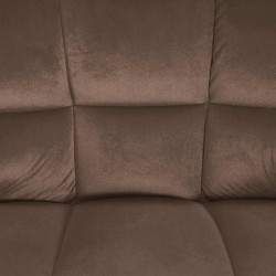 Taburete de bar de terciopelo marrón Damaso B