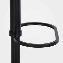 Taburete de bar de terciopelo marrón Damaso B