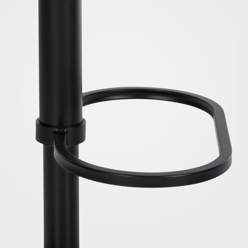 Taburete de bar de terciopelo marrón Damaso B