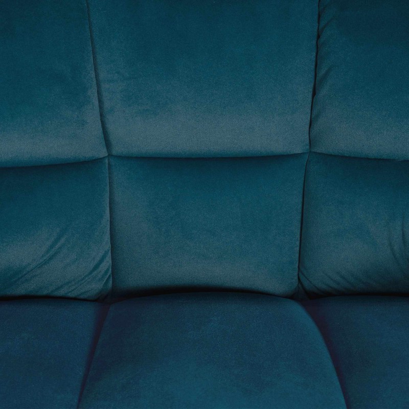 Taburete de bar de terciopelo verde Damaso B