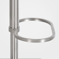 Taburete de bar de terciopelo verde Damaso E