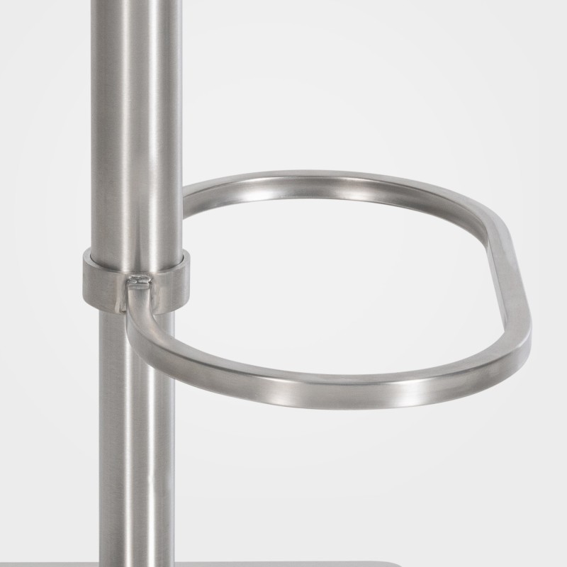 Taburete de bar de terciopelo verde Damaso E