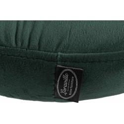 Taburete de bar Ponte en terciopelo negro y verde